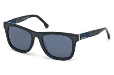 Image of Diesel DL0050 Sunglasses - Shiny Black Frame Color