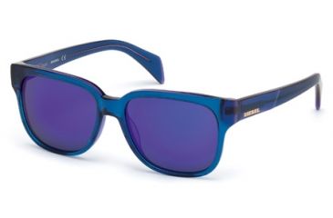 Image of Diesel DL0074 Sunglasses - Violet Frame Color