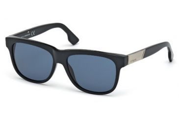Image of Diesel DL0085 Sunglasses - Shiny Black Frame Color