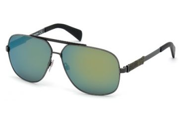 Image of Diesel DL0088 Sunglasses - Shiny Palladium Frame Color