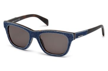 Image of Diesel DL0111 Sunglasses - Blue Frame Color
