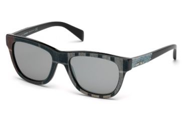 Image of Diesel DL0111 Sunglasses - Blue Frame Color