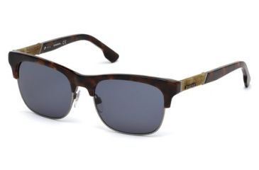 Image of Diesel DL0118 Sunglasses - Dark Havana Frame Color