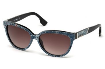 Image of Diesel DL0139 Sunglasses - Black Frame Color