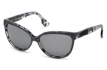 Image of Diesel DL0139 Sunglasses - Coloured Havana Frame Color