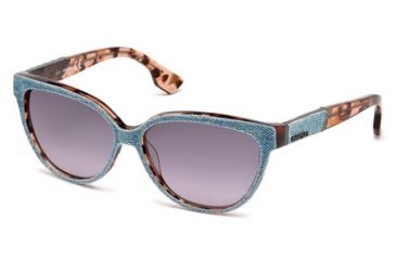 Image of Diesel DL0139 Sunglasses - Havana Frame Color