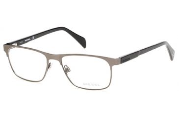 Image of Diesel DL5171 Eyeglass Frames - Matte Gun Metal Frame Color