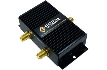Image of Digital Antenna Amplified Sat 2-Way Antenna Splitter, Black DA-DA-2330