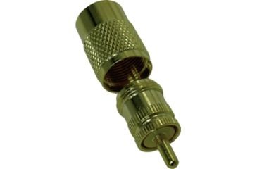 Image of Digital Antenna Gold Mini-UHF Male to UHF Male Adapter, Yellow DA-DA645G