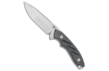 Image of Dirty Bird Knives Chingaso Fixed Blade Knife, 4.06in, CPM 154, Drop Point Blade, Micarta, Black Handle, Satin, Black/Gray, 8.25 inch, BHQ-173589