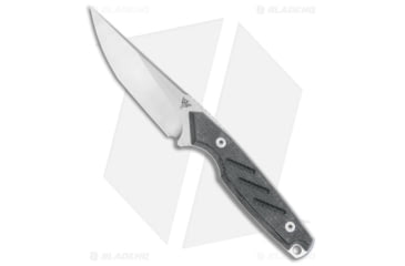 Image of Dirty Bird Knives Fox MODIII Fixed Blade Knife, 3.50in, CPM 154 Steel, Tanto Blade, Micarta Black Handle, Satin, Steel/Black, 8.00in, BHQ-173592