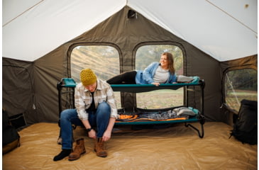 Image of Disc-O-Bed Portable Cot System, Extra Large, Green, 31002B