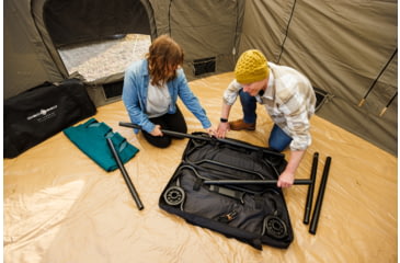 Image of Disc-O-Bed Portable Cot System, Large, Green, 31001B