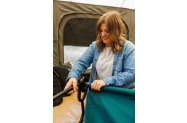 Image of Disc-O-Bed Portable Cot System, Large, Green, 31001B