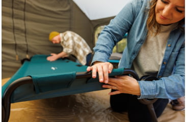 Image of Disc-O-Bed Portable Cot System, Large, Green, 31001B