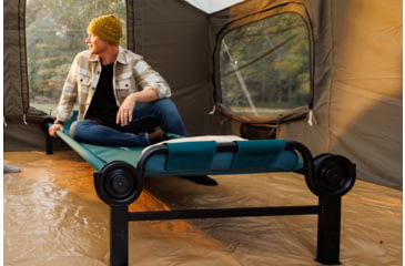 Image of Disc-O-Bed Single Portable Cot, Green, Extra Large, 31002