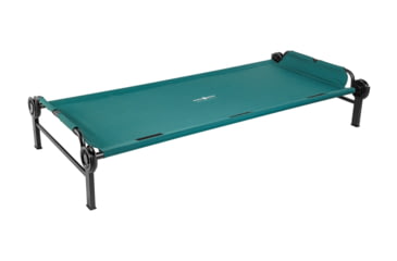 Image of Disc-O-Bed Single Portable Cot, Extra Large, Green, 31002