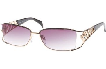 Image of Diva 4147 Sunglasses - Black; Grey Gradient Lenses (829)