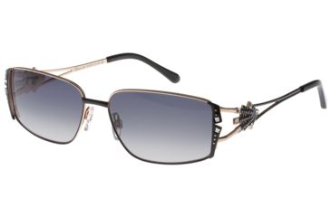 Image of Diva 4191 Progressive Prescription Sunglasses, Black/Gold Frame, DI41912PR