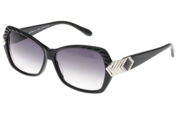 Image of Diva 4197 Bifocal Prescription Sunglasses, Black/Leopard Frame, DI419797ASBI