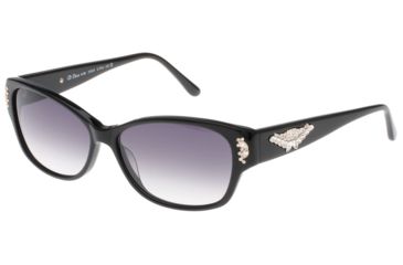 Image of Diva 4198 Progressive Prescription Sunglasses, Black/Gold Frame, DI419897APR