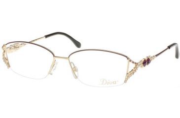 Image of Diva 5283 Eyewear - Plum; Purple Stones (181)