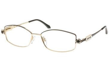 Image of Diva 5287 Eyewear - Gold-Black; Crystal/Black Stones (2e)