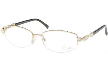 Image of Diva 5291 Eyewear - Gold; Crystal Stones (765)