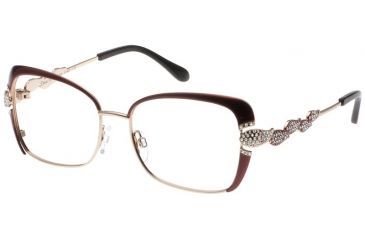 Image of Diva 5394 Eyeglasses - Brown-Gold Frame w/ Clear Lenses 5394-820