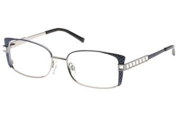 Image of Diva 5458 Single Vision Prescription Eyeglasses, Navy/Silver Frame, DI5458225SV