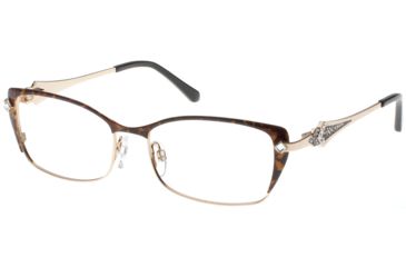 Image of Diva 5464 Progressive Prescription Eyeglasses, Brown/Leopard Frame, DI5464854PR