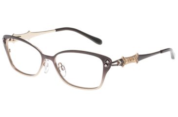 Image of Diva 5478 Progressive Prescription Eyeglasses, Brown/Gold Frame, DI5478901EPR