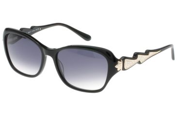 Image of Diva 4204 Sunglasses, Women's, Black-Gold, 58-17-138, DI420497A