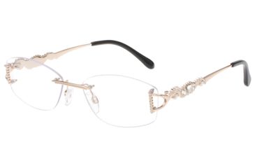 Image of Diva 5489 Eyeglasses, Women's, Gold, 54-17-135, DI5489765