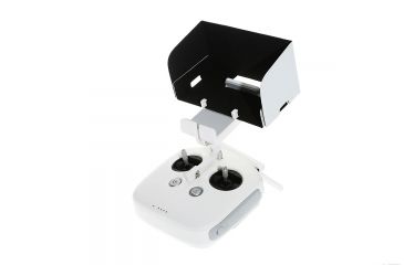 Image of DJI Innovations Inspire 1 Remote Control Monitor Hood, Smartphones, Phantom 3, Phantom 4, White/Black CPBX000077