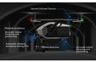 Image of DJI Innovations Inspire 2 Drone w/ 6K/5.2K Camera 1080 P, 7 KM Range, CP.BX.000166
