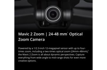 Image of DJI Innovations Mavic 2 Pro Drone w/ Hasselblad L1D-20c Camera and 20 MP 1in CMOS Sensor, Adjustable Aperture f/2.8 - f/11, 10-bit Dlog-M, 10-bit HDR Video, CP.MA.00000019.01