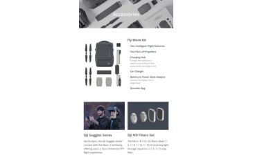 Image of DJI Innovations Mavic 2 Pro Drone w/ Hasselblad L1D-20c Camera and 20 MP 1in CMOS Sensor, Adjustable Aperture f/2.8 - f/11, 10-bit Dlog-M, 10-bit HDR Video, CP.MA.00000019.01