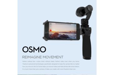 Image of DJI Innovations Osmo Handheld X3 High Definition 4K Digital Camcorder, Black CP.ZM.000160