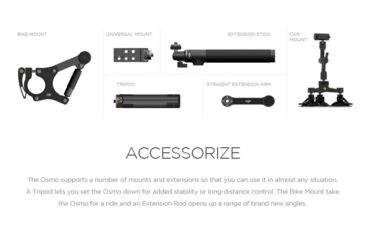 Image of DJI Innovations Osmo Handheld X3 High Definition 4K Digital Camcorder, Black CP.ZM.000160