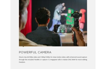 Image of DJI Innovations Osmo Plus Handheld Gimbal and Camera, CP.ZM.000425
