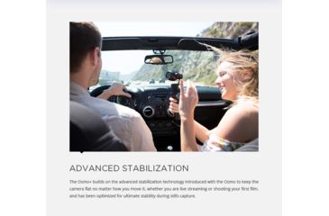 Image of DJI Innovations Osmo Plus Handheld Gimbal and Camera, CP.ZM.000425
