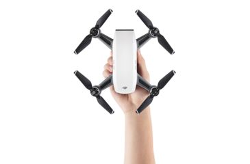 Image of DJI Innovations Spark Fly More Combo w/ Mechanical 2-Axis Gimbal, 1/2.3in Sensor, FlightAutonomy, Flight Protection, Alpine White, CP.PT.000899