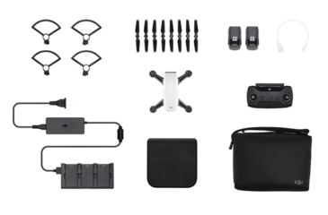 Image of DJI Innovations Spark Fly More Combo w/ Mechanical 2-Axis Gimbal, 1/2.3in Sensor, FlightAutonomy, Flight Protection, Alpine White, CP.PT.000899