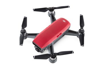 Image of DJI Innovations Spark Fly More Combo w/ Mechanical 2-Axis Gimbal, 1/2.3in Sensor, FlightAutonomy, Flight Protection, Lava Red, CP.PT.000901