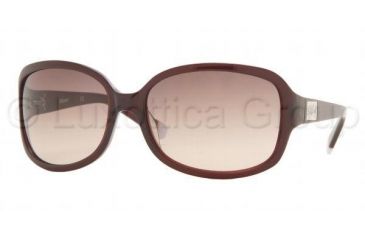 Image of DKNY DY 4039 Sunglasses Styles - Dark Bordeaux Frame / Brown Gradient Lenses, 303013-6017