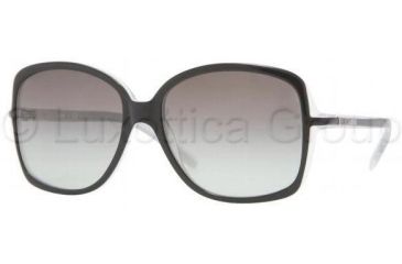 Image of DKNY DY4058 Single Vision Prescription Sunglasses DY4058-336011-5616 - Lens Diameter: 56 mm, Frame Color: Black Ice