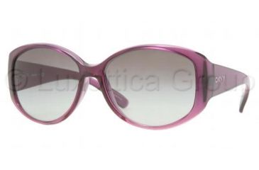Image of DKNY DY 4063 Sunglasses Styles Violet Gradient-Pink Frame / Gray Gradient Lenses, 338111-5915, DKNY DY 4063 Sunglasses Styles Violet Gradient-Pink Frame / Gray Gradient Lenses