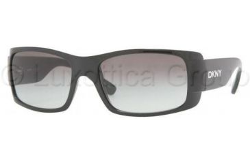 Image of DKNY DY4064 Progressive Prescription Sunglasses DY4064-329011-5617 - Frame Color: Black, Lens Diameter: 56 mm, Frame Color: Black