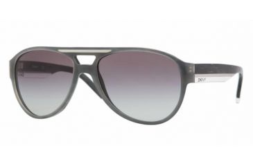 Image of DKNY DY4071 SV Prescription Sunglasses - Top Gray Striped Black Gray Gradient Frame / 59 mm Prescription Lenses, 305111-5917